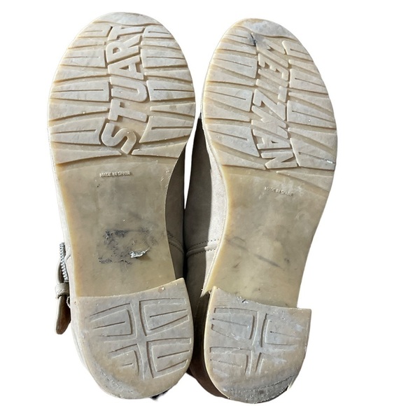 Stuart Weitzman Beige Ankle Booties - Picture 9 of 9
